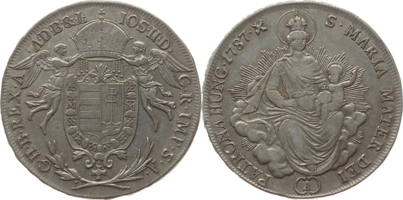 Habsburg 
Joseph II., 1765-1790
1/2 Madonnentaler
1787
Wien

(für Ungarn)...