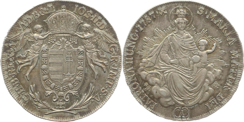 Habsburg 
Joseph II., 1765-1790
1/2 Madonnentaler
1787
Wien

(für Ungarn)...