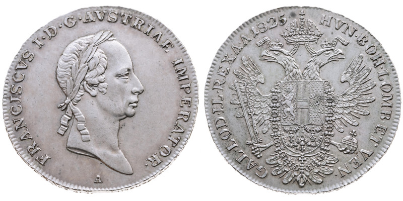 Österreich 
Kaiserreich. Franz II. (I.), 1804-1835
1/2 Taler
1825
A Wien

...
