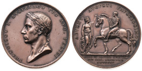 Österreich 
Kaiserreich. Franz II. (I.), 1804-1835
Bronze-Medaille
1815

auf den Besuch des Kaisers in Mailand
Vs: Brustbild n. l. mit Lorbeerkr...