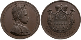 Österreich 
Kaiserreich. Ferdinand I. von Österreich, 1835-1848
Bronze-Medaille
1837

auf die Huldigung der Stände Siebenbürgens zu Hermannstadt...