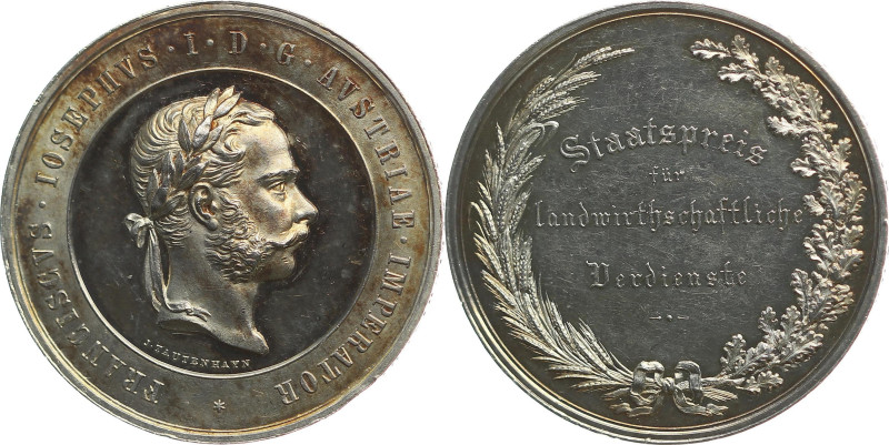 Österreich 
Kaiserreich. Franz Joseph, 1848-1916
Silber-Verdienstmedaille
o. ...