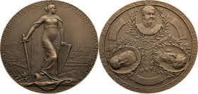 Österreich 
Kaiserreich. Franz Joseph, 1848-1916
Bronze-Medaille
1913

auf das 100j. Jubiläum der Befreiungskriege gegen Napoleon
Vs: Austria st...