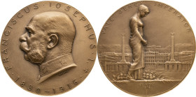 Österreich 
Kaiserreich. Franz Joseph, 1848-1916
Bronze-Medaille
1916

des Kriegsfürsorgeamtes auf den Tod des Kaisers
Vs: Brustbild Franz Josep...