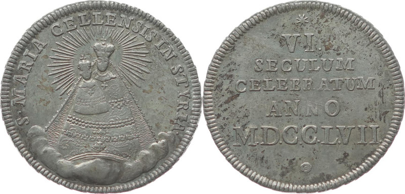 Österreich 
Mariazell (Steiermark)
Abtei
Silber-Medaille
1757

auf die 600...