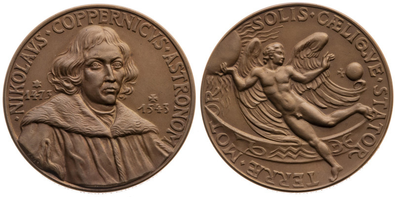 Astronomie 
Kopernikus, Nikolaus, 1473-1543
Bronze-Medaille
o. J. (1937?)

...