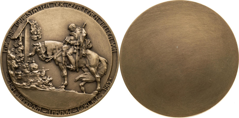 Krieg und Frieden 
Erster Weltkrieg, 1914-1918
Einseitige Bronze-Medaille
191...