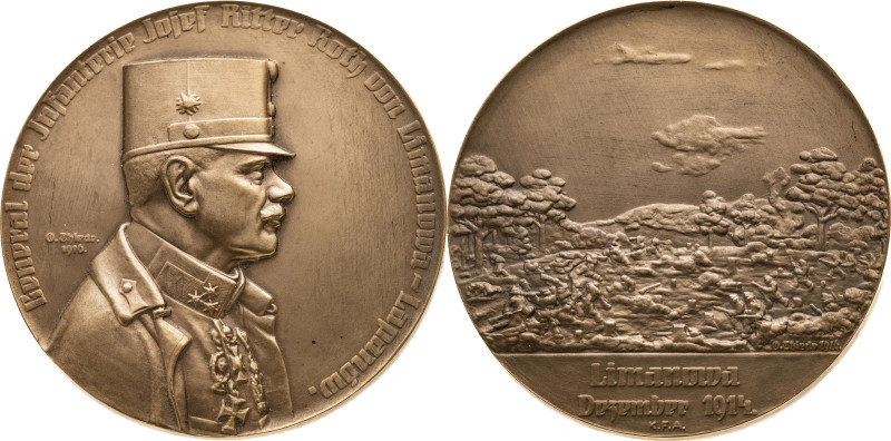 Krieg und Frieden 
Erster Weltkrieg, 1914-1918
Bronze-Medaille
1916

des Ös...