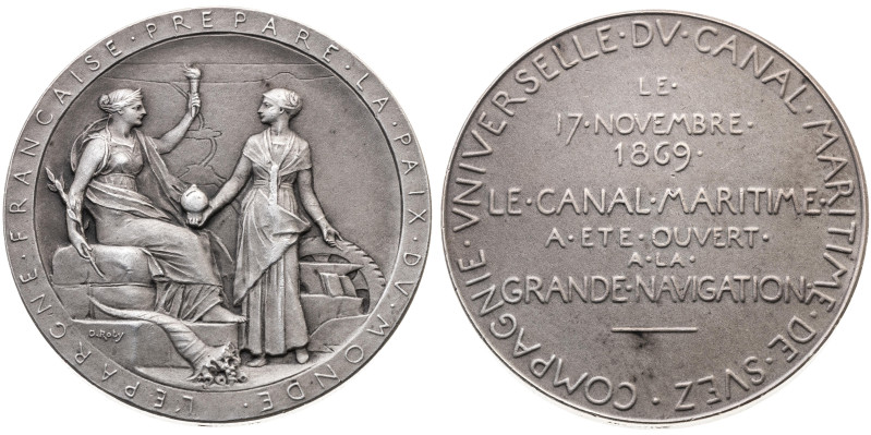 Schiffe und Seefahrt 
Lesseps, Ferdinand de, 1805-1894
Silber-Medaille
1869
...