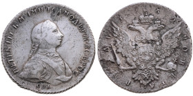 Russland 
Kaiserreich. Pjotr III., 1762
Rubel
1762
St. Petersburg

Vs: Brustbild n. r., Umschrift
Rs: Gekrönter Doppeladler, Umschrift

Mater...