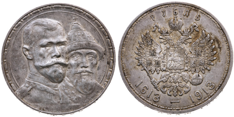 Russland 
Kaiserreich. Nikolaj II., 1894-1917
Rubel
1913
St. Petersburg

3...