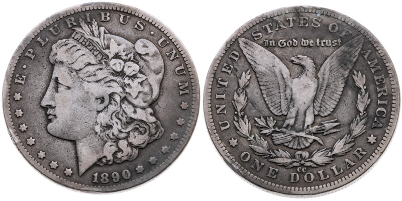USA 
Bundesstaat, seit 1789
Dollar
1890
Carson City CC

('Morgandollar')
...