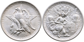 USA 
Bundesstaat, seit 1789
1/2 Dollar
1934

100. Jahrestag der Unabhänigkeit des Staates Texas
Vs: Adler vor Stern
Rs: Kniender Schutzengel
...