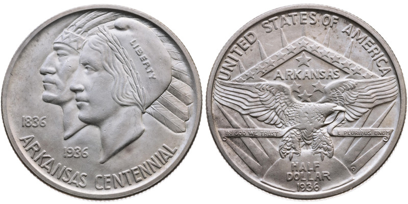 USA 
Bundesstaat, seit 1789
1/2 Dollar
1936
San Francisco S

100 Jahre Bun...