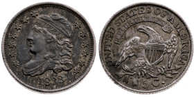 USA 
Bundesstaat, seit 1789
5 Cent
1833
Philadelphia P

Vs: Brb. der Liberty n. l.
Rs: Adler über Wertangabe

Material: Silber 

Größe: 15....