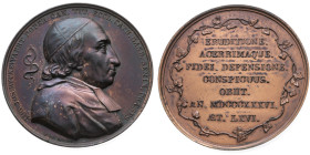Belgien 
Gent
Stadt
Bronze-Medaille
1836

auf den Tod des Domherren August Joseph Rijkewaert (1771-1836)
Vs: Brustbild im Talar n. r. mit Kalot...