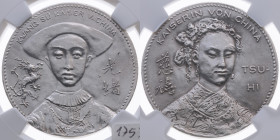 China 
Kaiserreich. Ch'ing-Dynastie. Kuang Hsu, 1875-1908
Silber-Medaille
o. J. (1895)

auf den Besuch des Kaisers in Berlin
Vs: Brustbild von v...