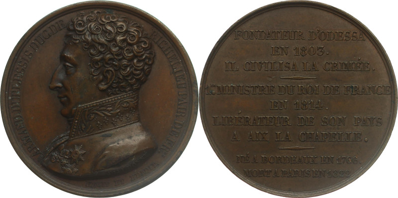 Frankreich 
Königreich. Louis XVIII., 1814-1815, 1815-1824
Bronze-Medaille
18...