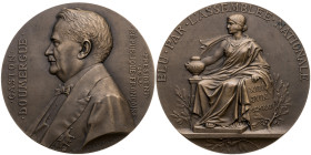 Frankreich 
III. Republik, 1870-1940
Bronze-Medaille
1924

auf die Wahl von Gaston Doumergue (1863-1937) zum französischen Präsidenten
Vs: Brust...