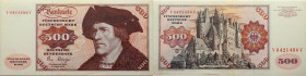 BRD, Deutsche Bundesbank 
500 Mark
1980-01-02
1980

Vs: Männerporträt nach einem Gemälde von Hans Maler von Schaz
Rs: Burg Eltz

Literatur: Gr...