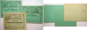 Frankreich 
Commune d'Hem-Lenglet
50 Francs
1914-12-20
1914

Vs: Nominal, entwertet (annulé)
Rs: unbedruckt

Erhaltung: Fast kassenfrisch