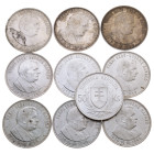 Ausländische Münzen: Slowenien. 50 Koruna 1944. Jozef Tiso. 10 Stück, sehr schön-vorzüglich