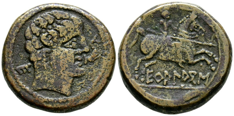 ECUALACOS (Zona de Soria-Guadalajara). As. (Ae. 12,75g/25mm). 120-20 a.C. (FAB-9...