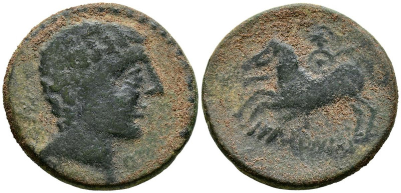 ICALCUNSCEN (Iniesta, Cuenca). As. (Ae. 11,09g/27mm). 120-20 a.C. (FAB-1405 var)...