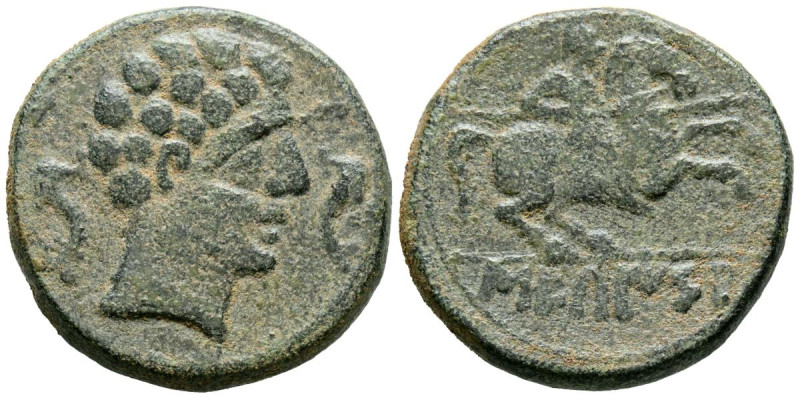 SECAISA (Segeda, Zaragoza). As. (Ae. 8,88g/23mm). 120-20 a.C. (FAB-2131). Anv: C...