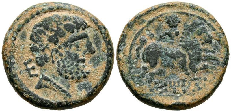 TITIACOS (Tricio, La Rioja). As. (Ae. 9,55g/25mm). 120-20 a.C. (FAB-2392). Anv: ...