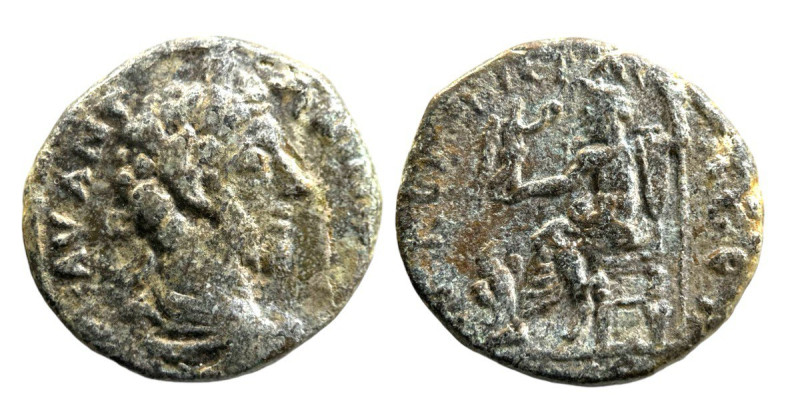 Roman Provincial
Marcus Aurelius. AD 161-180. Æ (27mm, 17.51g) SYRIA, Decapolis....