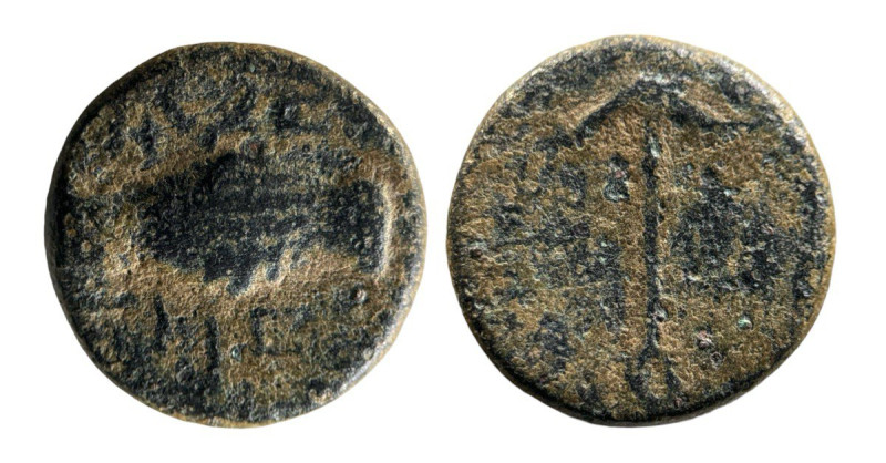 Greek
KINGS OF COMMAGENE. Antiochos IV Epiphanes, 38-72. Dichalkon (14mm, 3.11g)...