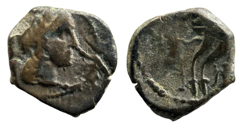 Nabataean Kingdom. 
NABATAEA Coin Æ (13mm, 2.21g). Petra mint