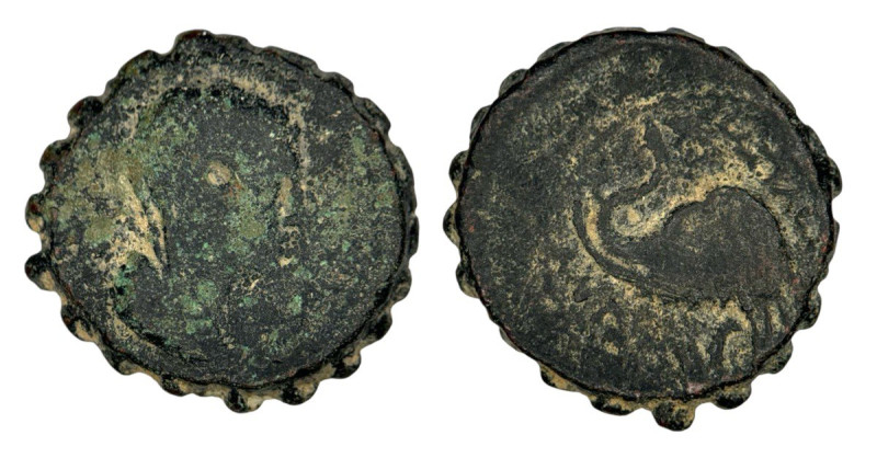 SELEUKID KINGS of SYRIA. 
Antiochos IV Epiphanes. 175-164 BC. Serrate Æ (15mm, 3...