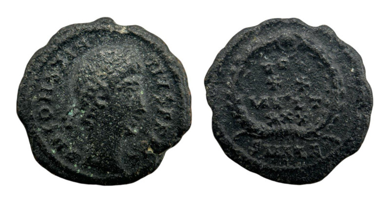 Roman Empire
Constans 337-350 AD. AE Follis (16mm, 1.80g)
Obv: D N CONSTANS P F ...