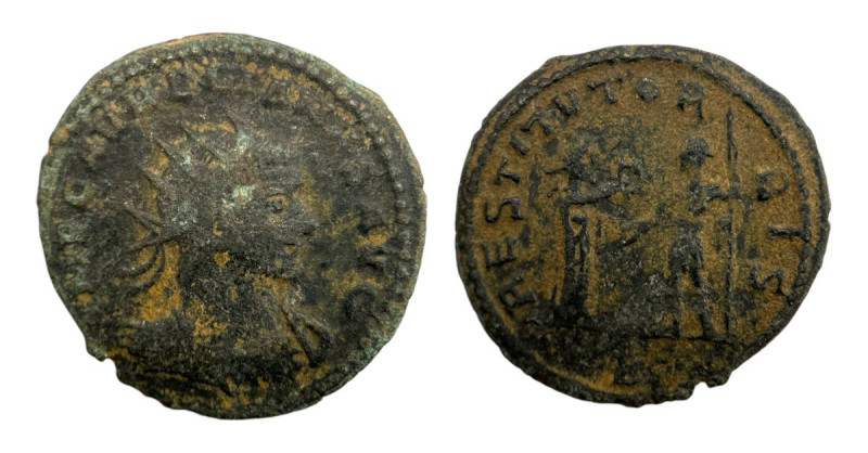 Roman Empire
Aurelian 270-275 AD.
Follis Æ (22mm, 3.82g)