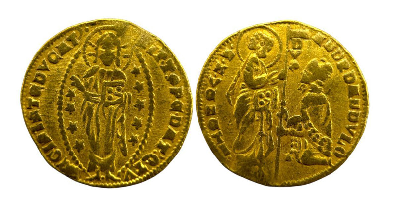 ITALIEN. Venedig Andrea Dandolo, 1343-1354 Zecchino o. J. Venedig Montenegro 93....