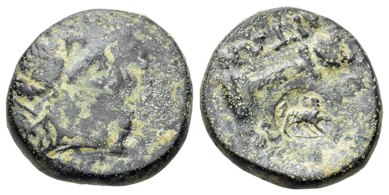 Macedon, Amphipolis(?), c. 3rd-2nd century BC. Æ (18mm, 5.56g, 12h). Head of Zeu...