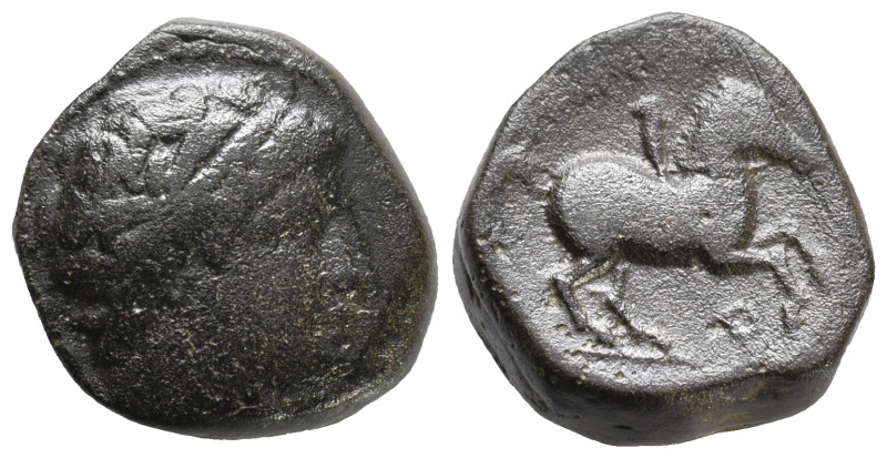 Kings of Macedon, time of Philip II - Antipater & Alexander V (c. 359-294 BC). Æ...