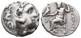 Kings of Macedon, Antigonos I Monophthalmos (Strategos of Asia, 320-306/5 BC, or king, 306/5-301 BC). AR Drachm (15mm, 4.14g). In the name and types o...