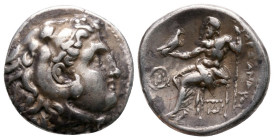 Kings of Macedon, Antigonos I Monophthalmos (Strategos of Asia, 320-306/5 BC). AR Drachm (17mm, 4.17g). In the name and types of Alexander III. Sardes...