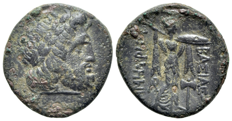 Kings of Macedon. Demetrios I Poliorketes (306-283 BC). Æ (20mm, 4.62g, 12h). Un...