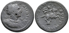 Macedon, Koinon of Macedon. Pseudo-autonomous issue, time of Severus Alexander (AD 222-235). Æ (22mm, 11.48g). Diademed and cuirassed bust of Alexande...