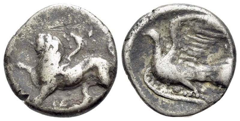 Sikyon. Circa 330/20-280 BC. Ar Hemidrachm ( 14 mm, 2.72 g, 3 h). ΣI Chimaera, w...