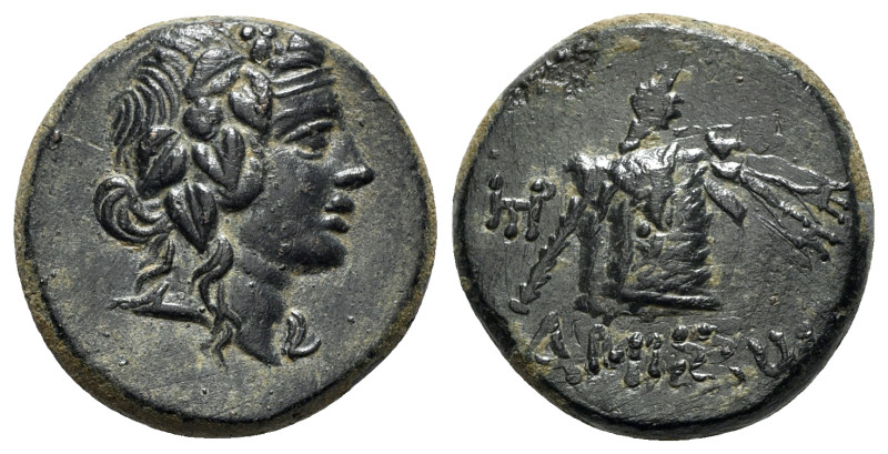 Pontos, Amisos, c. 125-100 BC. Æ (22mm, 8.77g, 12h). Under Mithradates VI, c. 85...