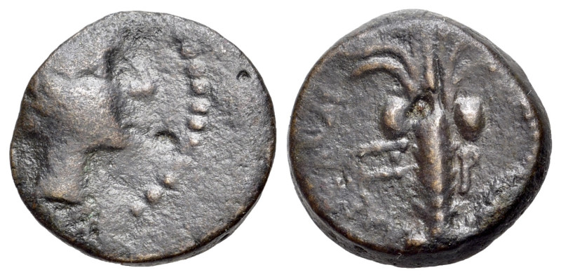 Seleukid Kings, Antiochos III 'the Great' (222-187 BC). Æ (13mm, 1.96g, 12h). Ty...