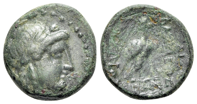 Seleukid Kings, Achaios (Usurper, 220-214 BC). Æ (14mm, 2.90g, 12h). Sardes. Lau...