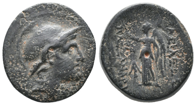 Seleukid Kings, Alexander I Balas (152-145 BC). Æ (16mm, 6.13g). Antioch on the ...