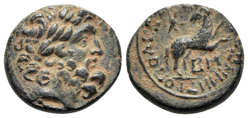 Seleucis and Pieria, Antioch. Civic Issue, 1st century BC. Æ Trichalkon (20.5mm,...