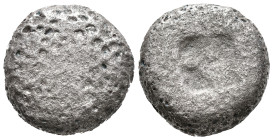 Uncertain mint, c. 5th-4th century BC. AR Stater (16mm, 9.58g). Uncertain type. R/ Incuse square. Fine